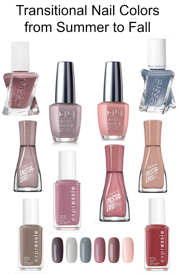 Transitional Nail Colors from Summer to Fall - B Loved Boston