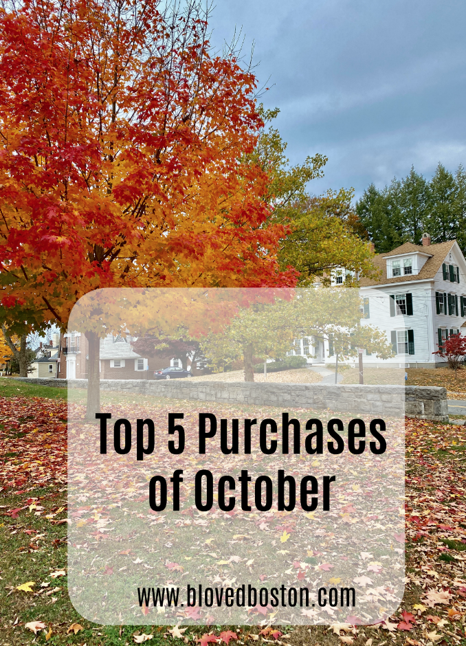Top 5 Purchases of October