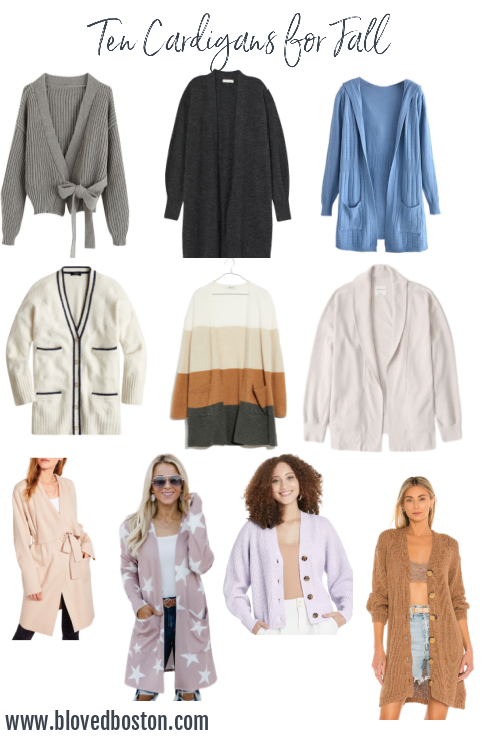 10 Cardigans I'm Loving for Fall