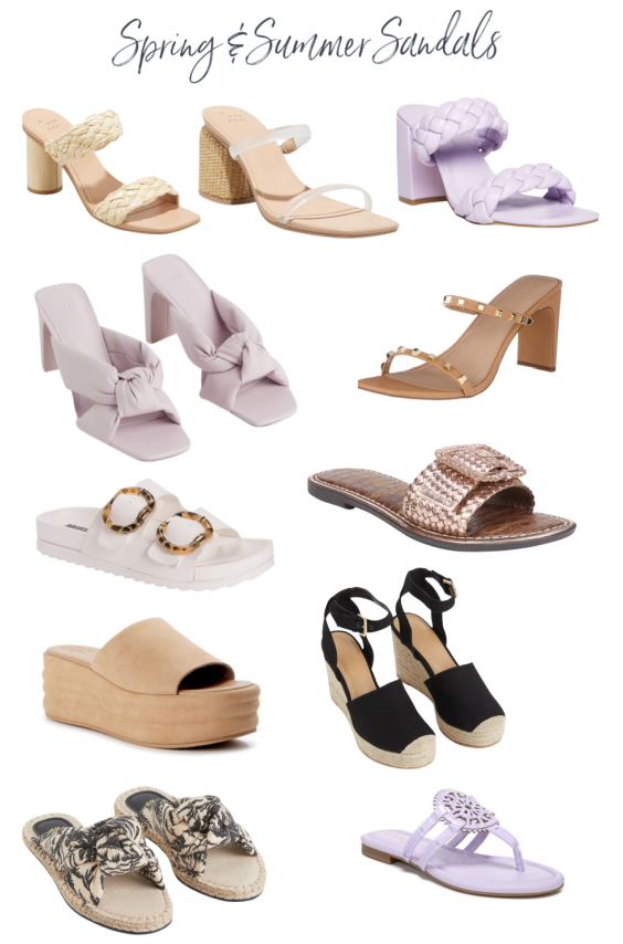 Spring and Summer Sandals I’m Loving